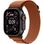 Apple Watch Ultra 3 GPS + Cellular 49mm Black Titanium Case with Terra Cotta Alpine Loop - Medium (MF254+MG9E4)