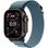 Apple Watch Ultra 3 GPS + Cellular 49mm Black Titanium Case with Light Blue Alpine Loop - Medium (MF254+MG9L4)