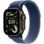 Apple Watch Ultra 3 GPS + Cellular 49mm Black Titanium Case with Blue/Bright Blue Trail Loop - S/M (MF254+MG9Q4)