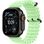 Apple Watch Ultra 3 GPS + Cellular 49mm Black Titanium Case with Neon Green Ocean Band (MF254+MGCL4)