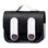 Чохол Leather Case Briefcase для AirPods Pro 2 (Black / White)