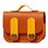 Чохол Leather Case Briefcase для AirPods 4 (Brown / Yellow)