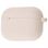 Чохол Airpods Pro silicone case с карабином pink sand
