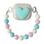 Чохол Moments Lovely для AirPods 3 Biege/Sea Blue
