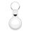Чохол для AirTag Leather Key Ring, White
