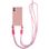 Чохол TPU CrossBody with straps для Apple iPhone 12 (6.1") (Pink)