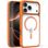 Чехол TPU+PC Metal Buttons with MagSafe iPhone 17 Pro Max (6.9") (Оранжевый / Orange)
