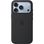Чехол Silicone Case with MagSafe + Button iPhone 18 Pro Max Midnight Black