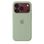 Чехол Silicone Case with MagSafe + Button iPhone 18 Pro Max Light Moss Green