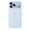 Чохол Silicone Case with MagSafe + Button iPhone 18 Pro Light Blue