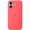 Чохол Silicone Case with MagSafe + Button iPhone 17 Bright Guava