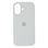 Чехол Silicone Case with MagSafe + Button iPhone 17 White