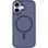 Чохол TPU+PC Metal Buttons with MagSafe iPhone 17 (6.3") (Синій / Navy Blue)
