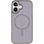 Чехол TPU+PC Metal Buttons with MagSafe iPhone 17 (6.3") (Серый / Grey)