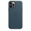 Чохол iPhone Leather Case with MagSafe 12 /12 Pro ( 6.1) Baltic Blue