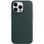 Чехол iPhone Leather Case with MagSafe 14 pro Max Forest green copi