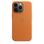 Чохол Leather Case with MagSafe 13 Pro Golden Brown