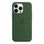 Чохол silicone Case with magsafe 13 Pro clover