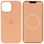 Чохол  silicone Case Animation with magsafe  iphone 12/12 pro Cantaulope