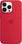 Чехол silicone Case magsafe 13 Pro RED