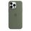 Чохол Silicone Case with Animation & MagSafe 14 Pro Max Oliv