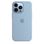 Чохол silicone Case with magsafe 13 Pro Max Blue Fog