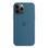 Чохол silicone Case with MagSafe 13 Pro Max Blue Jay