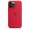 Чохол silicone Case with magsafe 13 Pro Max Red