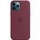 Чохол silicone Case with magsafe iphone 12 Pro Max Plum + стекло в подарок!