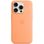 Чохол Silicone Case with MagSafe iPhone 15 Pro Orange Sorbet