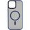 Чехол TPU+PC Metal Buttons with MagSafe iPhone 15 Pro Max (6.7) - blue
