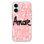 Чехол Print Amore with MagSafe iPhone 16 Pink