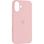 Чохол Silicone Case Full Protective (AA) для Apple iPhone 16 (6.1") (Рожевий / Chalk Pink)