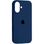 Чехол Silicone Case Full Protective (AA) для Apple iPhone 16 (6.1") (Синий/Deep navy)