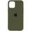 Чехол Silicone Case Full Protective (AA) для Apple iPhone 16 Plus (6.7") (Зеленый/Dark Olive)