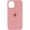 Чехол Silicone Case Full Protective (AA) для Apple iPhone 16 Plus (6.7") (Розовый/Pink)
