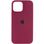 Чехол Silicone Case Full Protective (AA) для Apple iPhone 16 Pro Max (6.9") (Бордовый/Maroon)