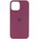 Чехол Silicone Case Full Protective (AA) для Apple iPhone 16 Pro Max (6.9") (Бордовый/Plum)