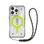 Чехол+ремешок UAG для iPhone 16 Pro, Pathfinder Clear Magsafe, Active Neon Lanyard (1144641bv01)