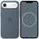 Чохол Silicone Case with MagSafe iPhone 17 Air anchor blue