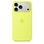 Чохол Silicone Case with MagSafe + Button iPhone 17 Pro Max Neon Yellow