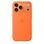 Чохол Silicone Case with MagSafe + Button iPhone 17 Pro Max Orange