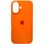 Чохол Silicone Case with MagSafe + Button iPhone 17 Orange