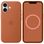 Чохол Silicone Case with MagSafe + Button iPhone 17 Terra cota