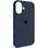 Чохол Silicone Case with MagSafe + Button iPhone 17 Midnight
