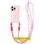 Чохол TPU CrossBody with straps для Apple iPhone 16e (6.1") (Pink)