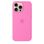 Чехол Silicone Case with MagSafe + Button iPhone 16 Pro Peony