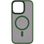 Чехол TPU+PC Metal Buttons with MagSafe iPhone 12/12 Pro - green
