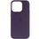 Чохол Leather Case with MagSafe iPhone 16 Pro Max Dark purple