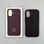 Чехол Leather Case with MagSafe iPhone 16 Dark purple
